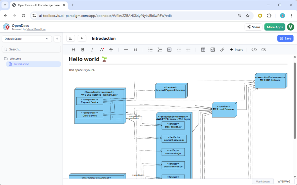 Jetzt in OpenDocs: AI-gestützte Unterstützung für UML-Implementationsdiagramme – Erstellen Sie professionelle Implementationsdiagramme sofort