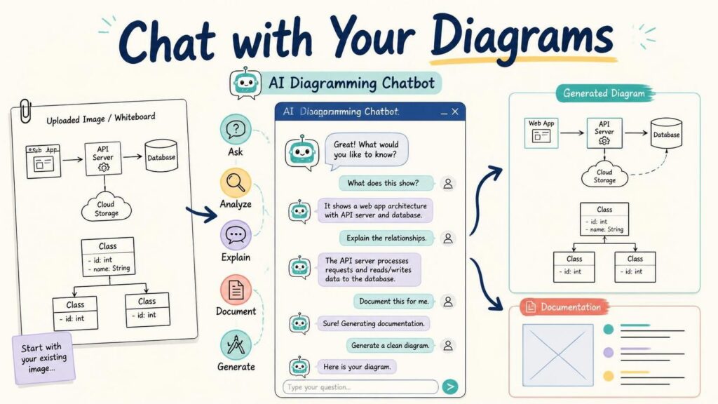 El Chatbot de Diagramación con IA Ahora Convierte Imágenes en Diagramas