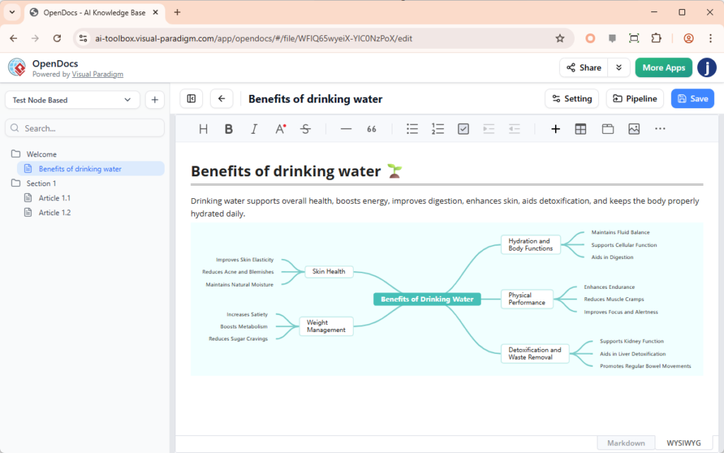Révolutionnez votre documentation avec l’outil de carte mentale IA nouvelle génération dans OpenDocs