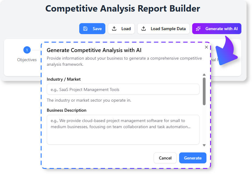 Outperform Your Rivals with Our Free AI Competitive Analysis Tool