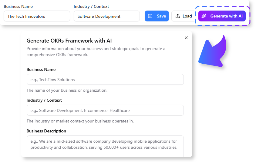Achieve Your Goals with Our Free OKRs Framework Tool
