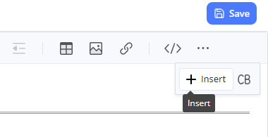 To insert a diagram into OpenDocs editor