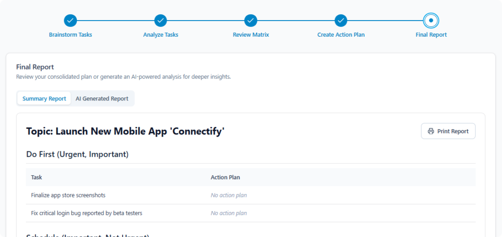 究極のAIアイゼンハワーマトリクスツールをご覧ください：AIでタスクの優先順位をつける