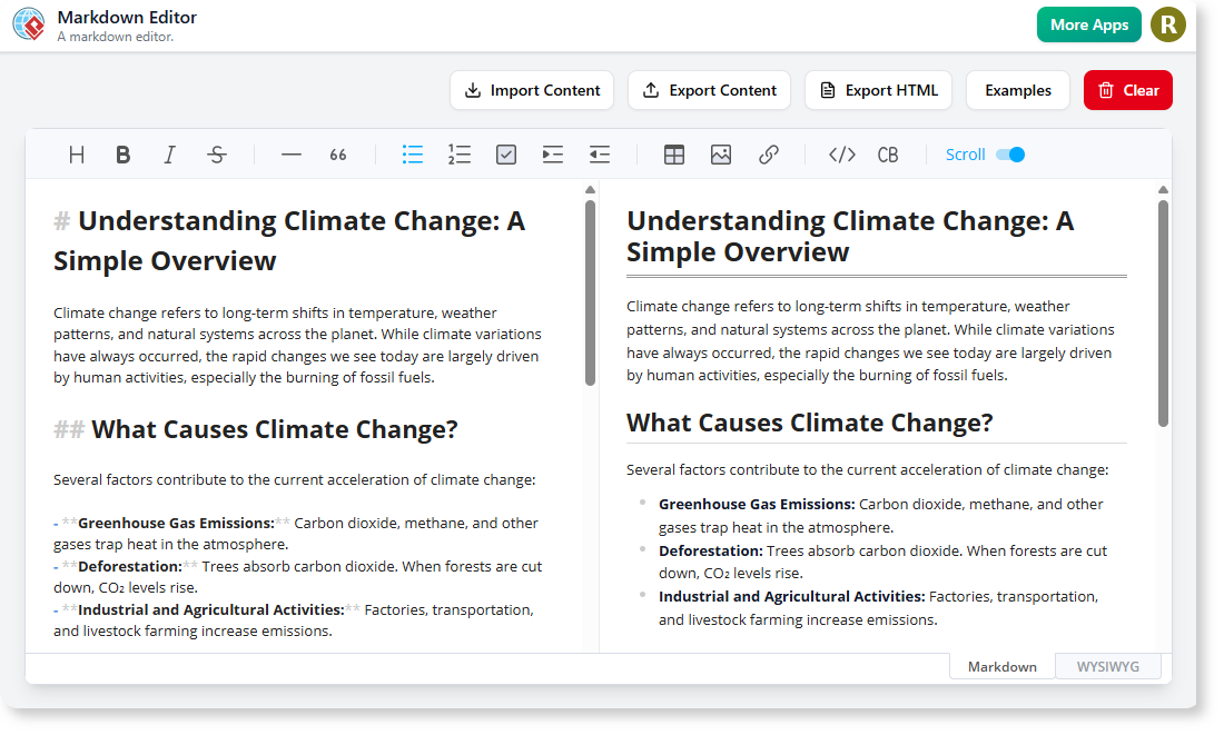 Novo Editor de Markdown Gratuito - Visual Paradigm Product Updates ...