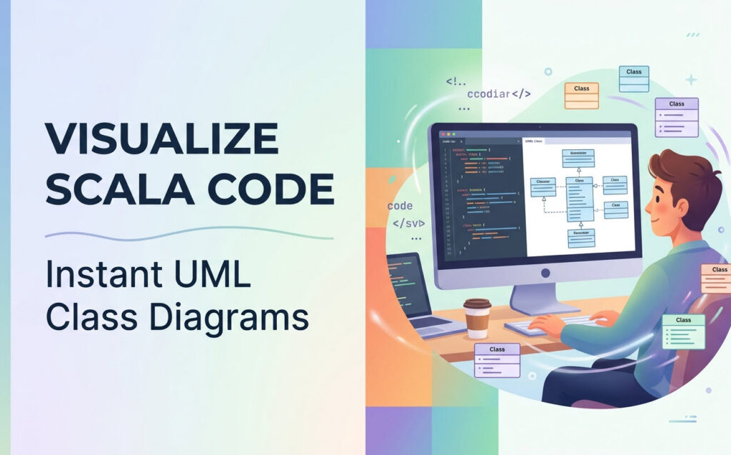 Визуализация исходного кода Scala в виде диаграмм классов UML с помощью VPasCode