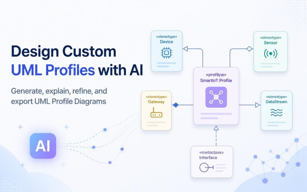 AI UML: Создание диаграммы профиля PlantUML с помощью чат-бота для диаграммирования на базе ИИ