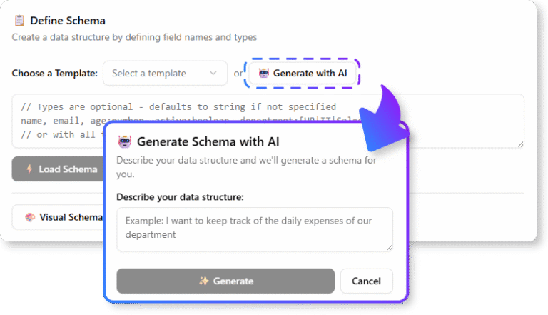 AI JSON CRUD Table Maker & Editor - Visual Paradigm Product Updates