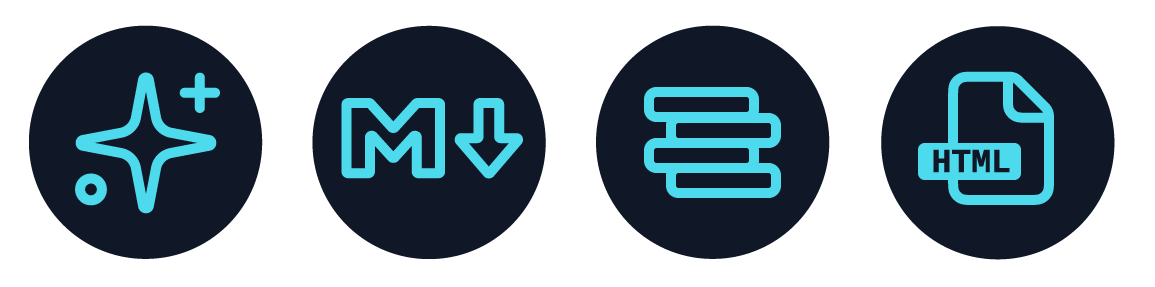 Different features are provided in the presentation maker