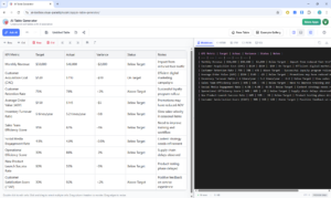 AI Table Generator: HTML, Markdown, CSV, JSON & SQL | Visual Paradigm