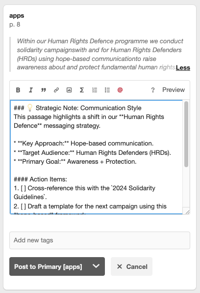 Markdown format using Visual Paradigm Annotator