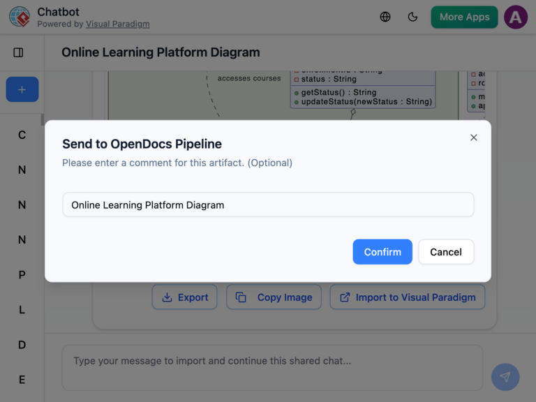 New Feature Alert: Send Diagrams from Visual Paradigm AI Chatbot ...