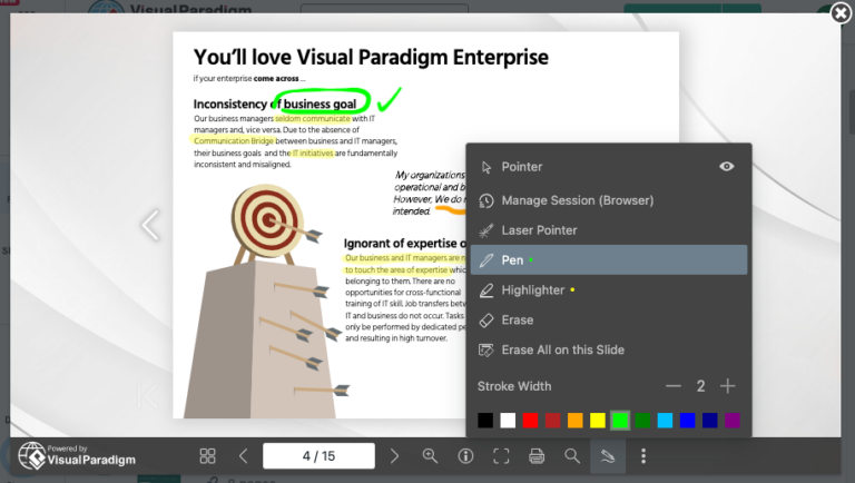Add Annotations to your Flipbook and Slideshows - Visual Paradigm ...