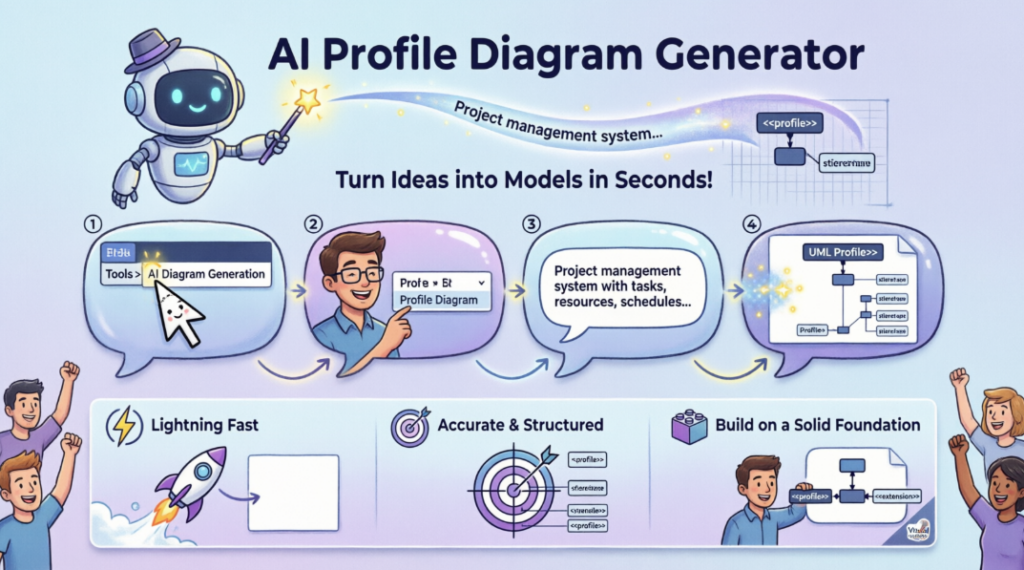 AI Profile Diagram Generator | New AI UML Tool in Visual Paradigm