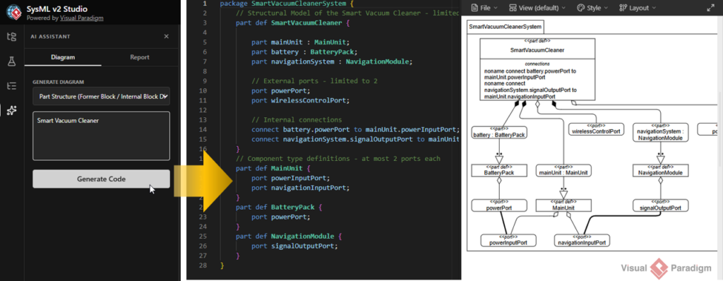Sysml V2 Examples SysML v2 Studio Launched: The Most Reliable AI SysML v2 Tool Available