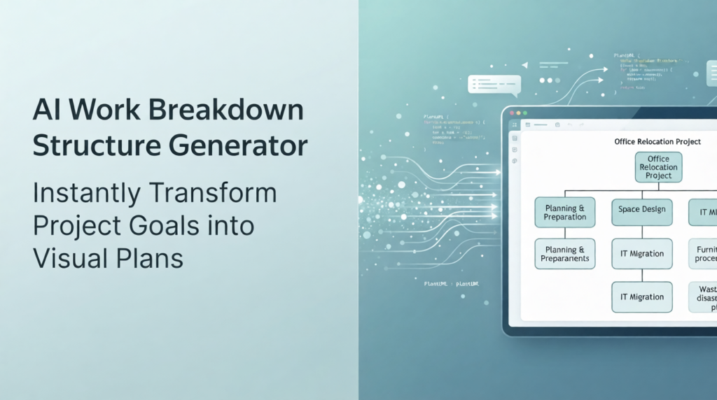 Streamline Project Planning with the New AI Work Breakdown Structure Generator by Visual Paradigm