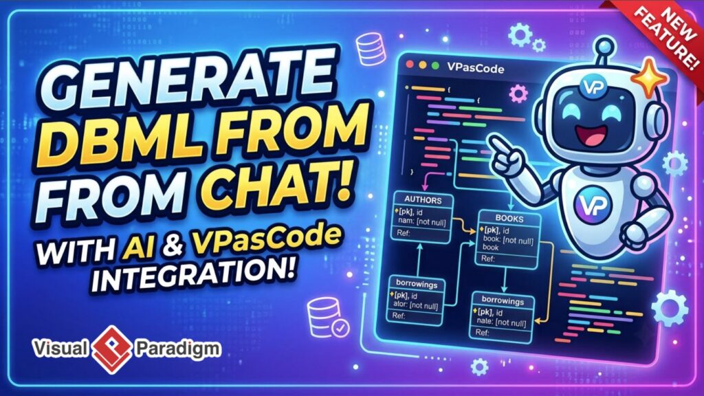 Supercharge Your Database Design: Introducing the AI DBML Generator in Visual Paradigm AI Diagramming Chatbot