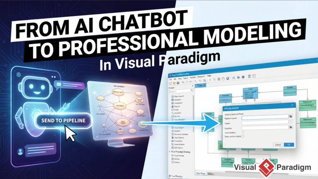 Bridging AI Ideation to Enterprise Modeling: Export AI Diagramming Chatbot Diagrams into Visual Paradigm Desktop