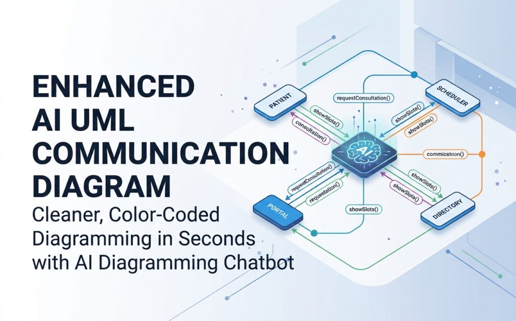Enhanced AI UML Communication Diagram Generation | AI Chatbot