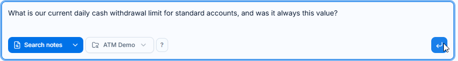 To ask AI to find out the latest requirement based on the collected notes