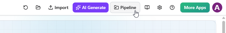 To open the Pipeline from within Visual Paradigm's VPasCode diagram as code editor.