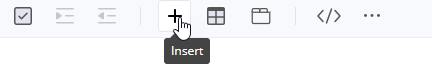 Click the + button on the toolbar to open the Create an Artifact window