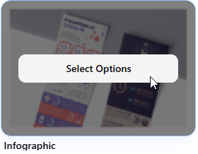 To insert an Infographic