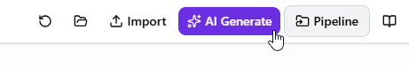 Going to generate a diagram with AI, in Visual Paradigm VPasCode