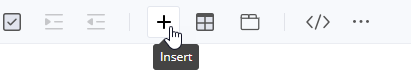 To insert artifact into an OpenDocs page