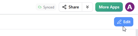 To edit an OpenDocs page