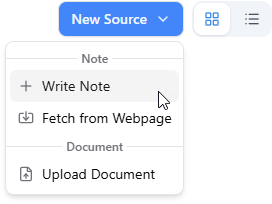 Select to write a note in Visual Paradigm NotesKeep